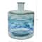 Hello Honey® 10.25" Blue Ombre Hand Painted Reclaimed Glass Vase